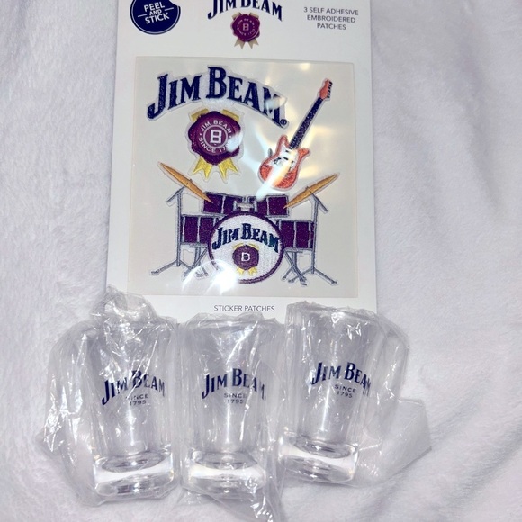 Jim Beam Other - Jim Beam Clear Shot Glass Set gift stocking
